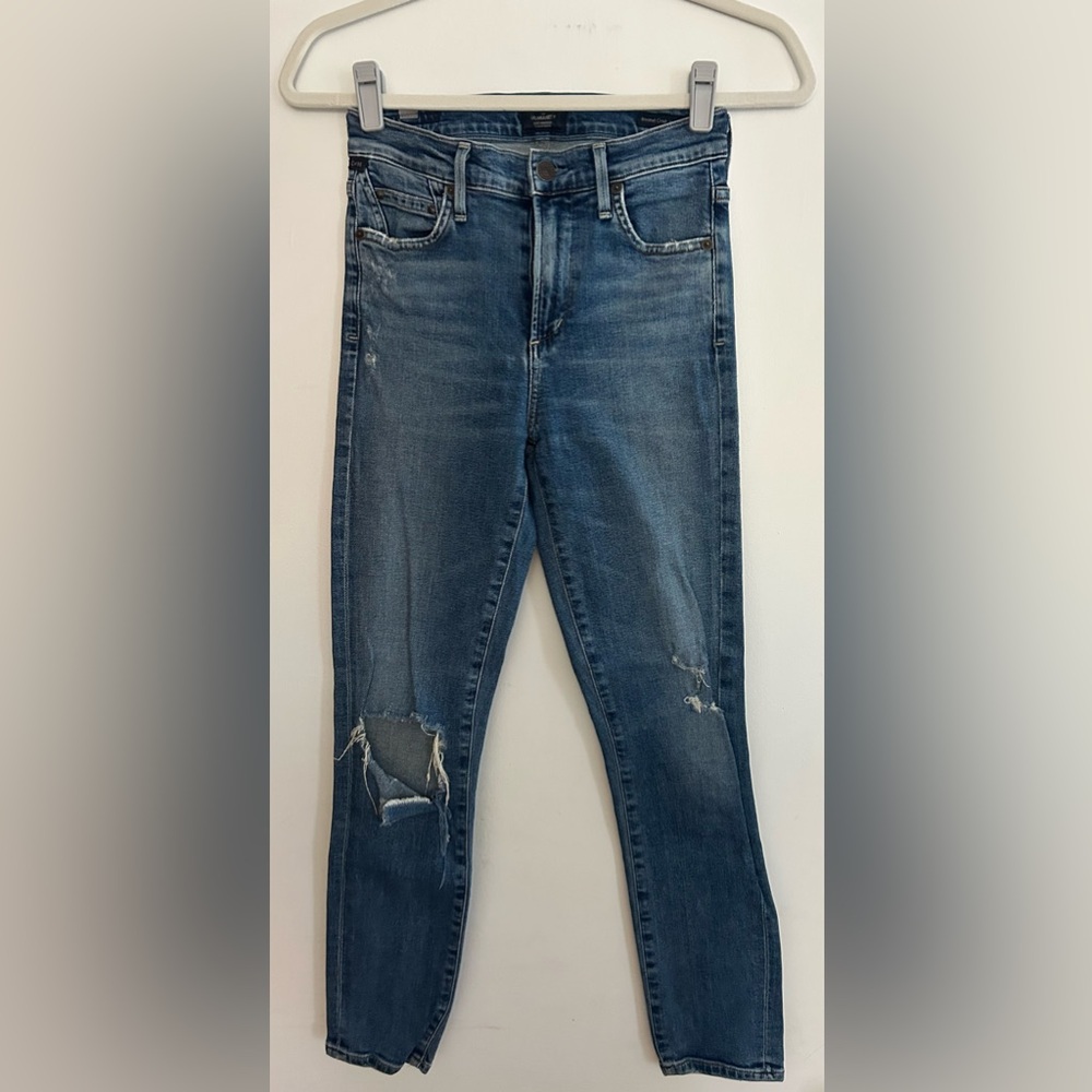 Citizens Of Humanity Rocket Crop High Waist Skinny Denim